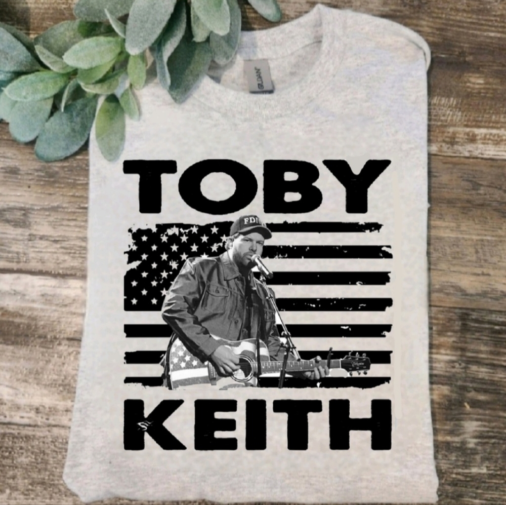 Toby keith shirt country legend cowboy popular American flag